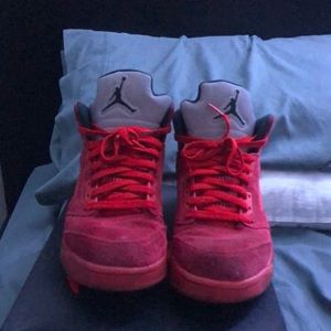 jordan 5 ‘red suede’